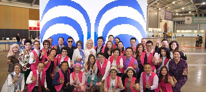 Thousands of delegates from Thailand, Philippines, Singapore, Malaysia, Brunei, Indonesia, Vietnam, and from various corners of the Nu Skin world filled the Singapore EXPO for 3 days